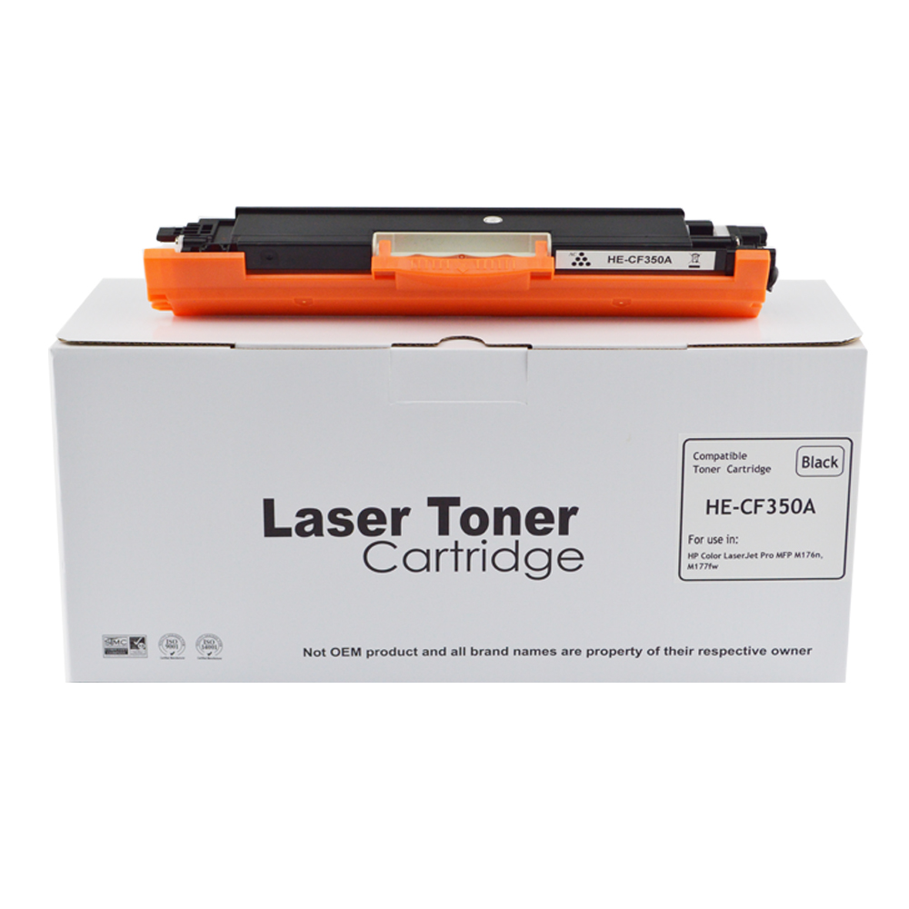 CTS Wholesale Comp HP Laserjet Pro MFP M176 Black CF350A Toner also for 130A