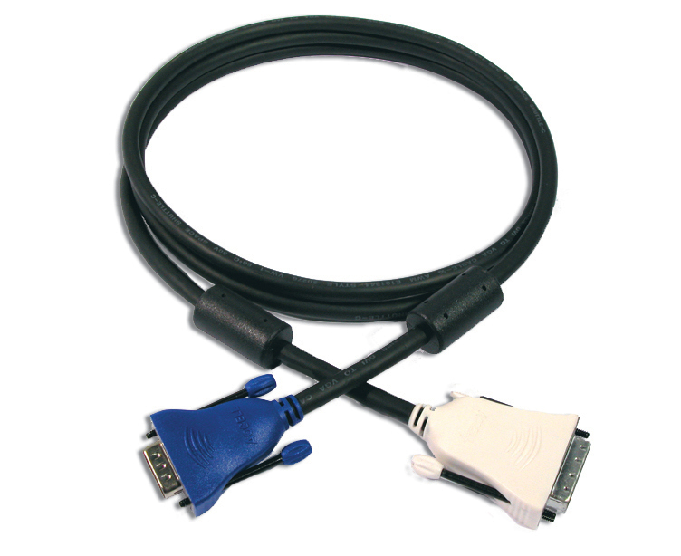 2457-23792-001 Poly (Polycom) Monitor cable Connects DVI(M) to VGA(M)