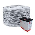 8WARE CAT6 UTP Cable 305m Roll - Grey White Full 0.55mm Copper UTP stranded Ethernet LAN Network 24AWG 0.55cu 2x4p pvc Jacket