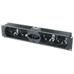 Middle Atlantic Products IUQFP-4DRA rackkoelingsapparaat Zwart 2U Ingebouwd display