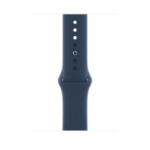 Apple MKUW3FE/A smart wearable accessory Band Blue Fluoroelastomer