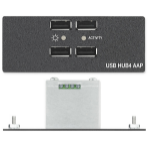 Extron 60-1031-12 interface hub USB 2.0 480 Mbit/s Black