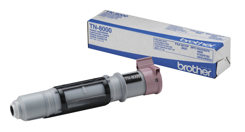 Image of Brother TN-8000 Toner-kit, 2.2K pages/5% for Brother Fax 8070