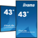 iiyama 43" 4K UHD professional digital signage display with advanced control and connectivity options