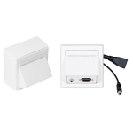 Vivolink WI221170 socket-outlet HDMI + 3.5mm White