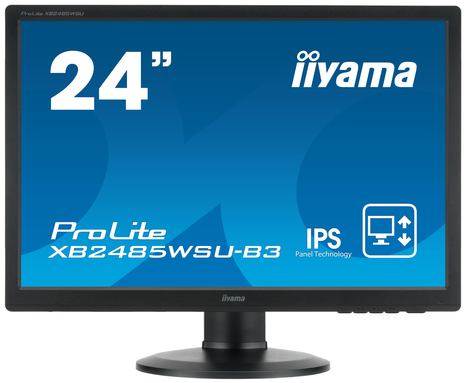 iiyama ProLite XB2485WSU-B3 LED display 61.2 cm (24.1") 1920 x 1200 pixels WUXGA Black