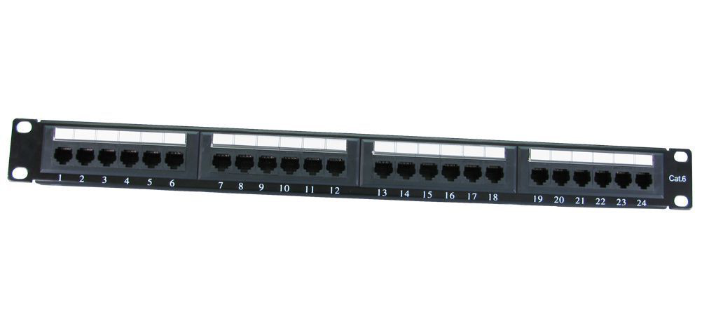 Image of Cables Direct 24 Port Cat6 Patch Panel 1U