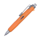 Tombow AirPress Retractable Ballpoint Pen 0.7mm Tip Orange Barrel Black Ink