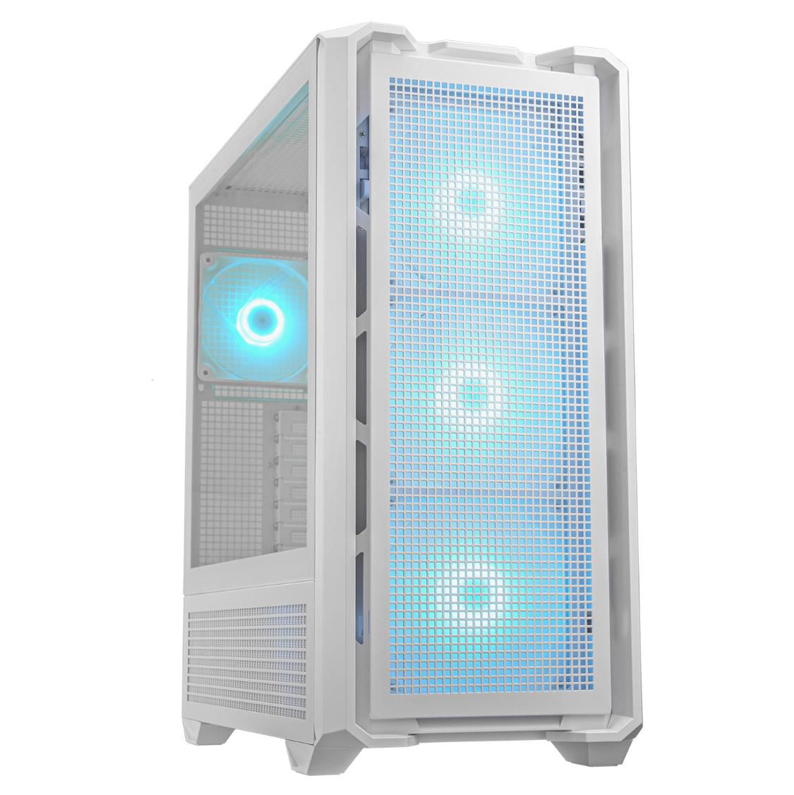 CGR-57C9W-RGB COUGAR MX600 RGB Full Tower White Case with 4 x ARGB Fans