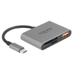 DeLOCK 91016 card reader USB 2.0 Type-C Grey