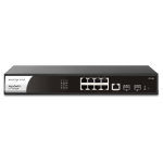 Draytek P2100 Managed L2+/L3 Gigabit Ethernet (10/100/1000) Power over Ethernet (PoE) 1U Black, Silver