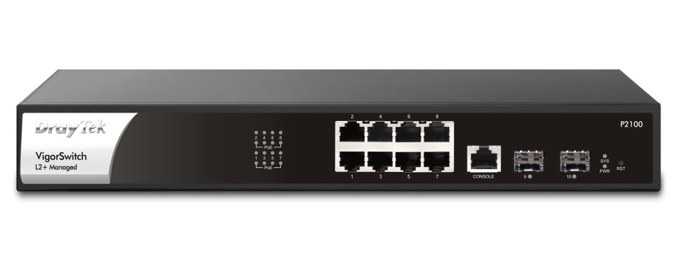 Image of Draytek P2100 Managed L2+/L3 Gigabit Ethernet (10/100/1000) Power...