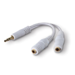 Belkin Speaker / Headphone Splitter audio cable 5.91" (0.15 m) White