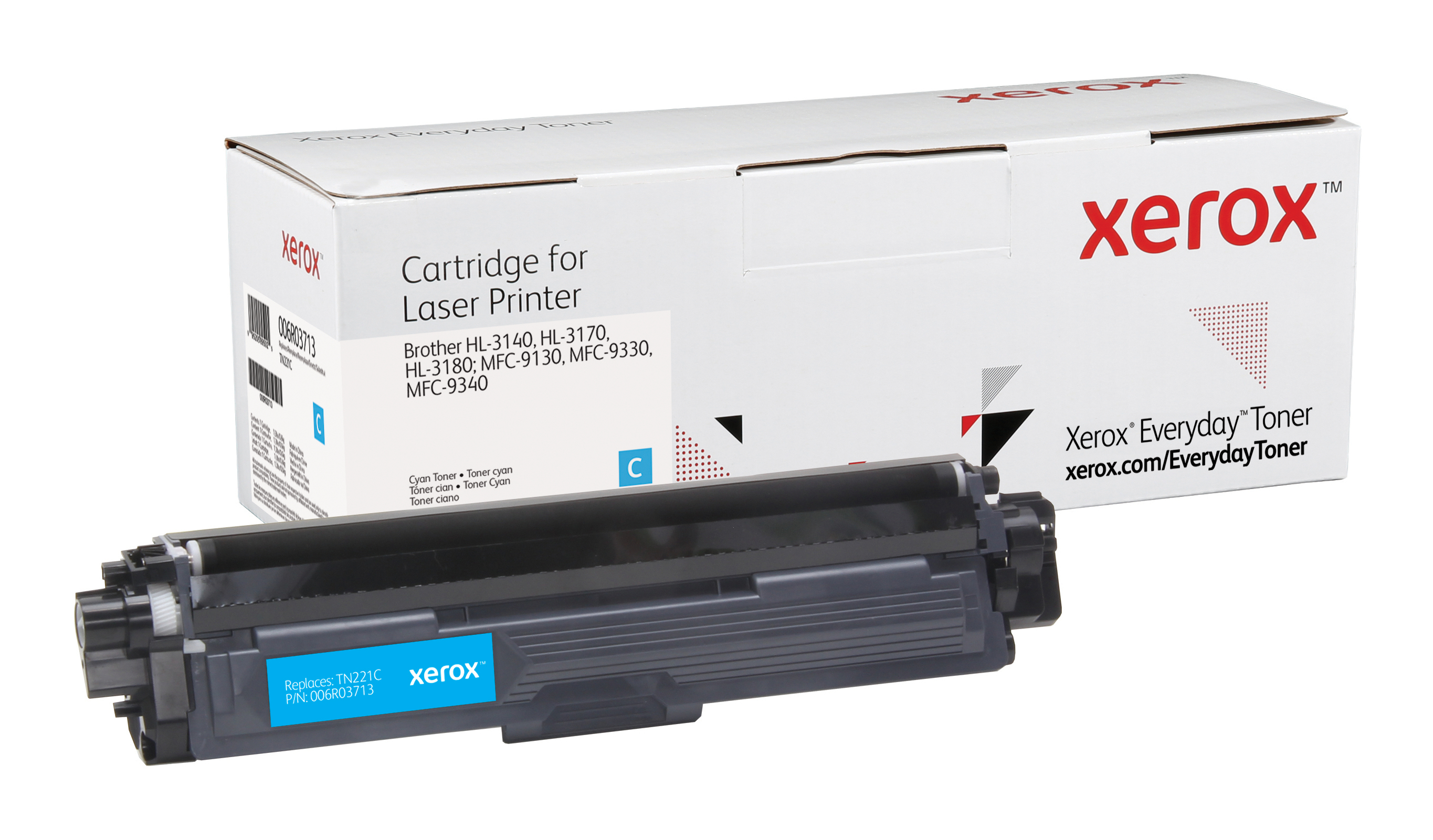 Image of Everyday Cyan Toner by Xerox compatible with Brother TN241C,...