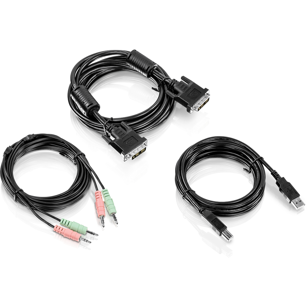 Image of Trendnet TK-CD10 KVM cable Black 3 m