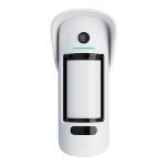 Ajax MotionCam Outdoor Passive infrared (PIR) sensor Wireless Wall White