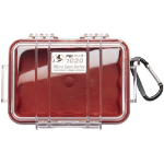 Pelican 1020-028-100 equipment case Red,Transparent