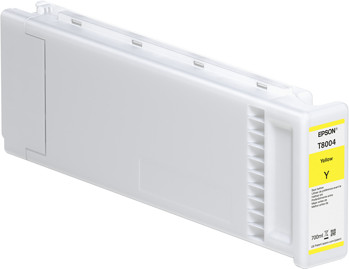 Image of Epson C13T800400/T8004 Ink cartridge yellow 700ml for Epson SC-P 10000