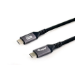 LevelOne Equip 128383 USB 4 Gen 3 C to C Cable; M/M; 2.0m; 8K/60Hz; 40Gbps; PD3.1 240W