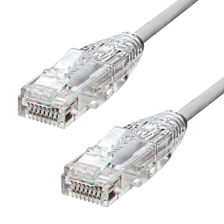 ProXtend Ultra Slim CAT6 U/UTP CU LSZH Ethernet Cable Grey 4M