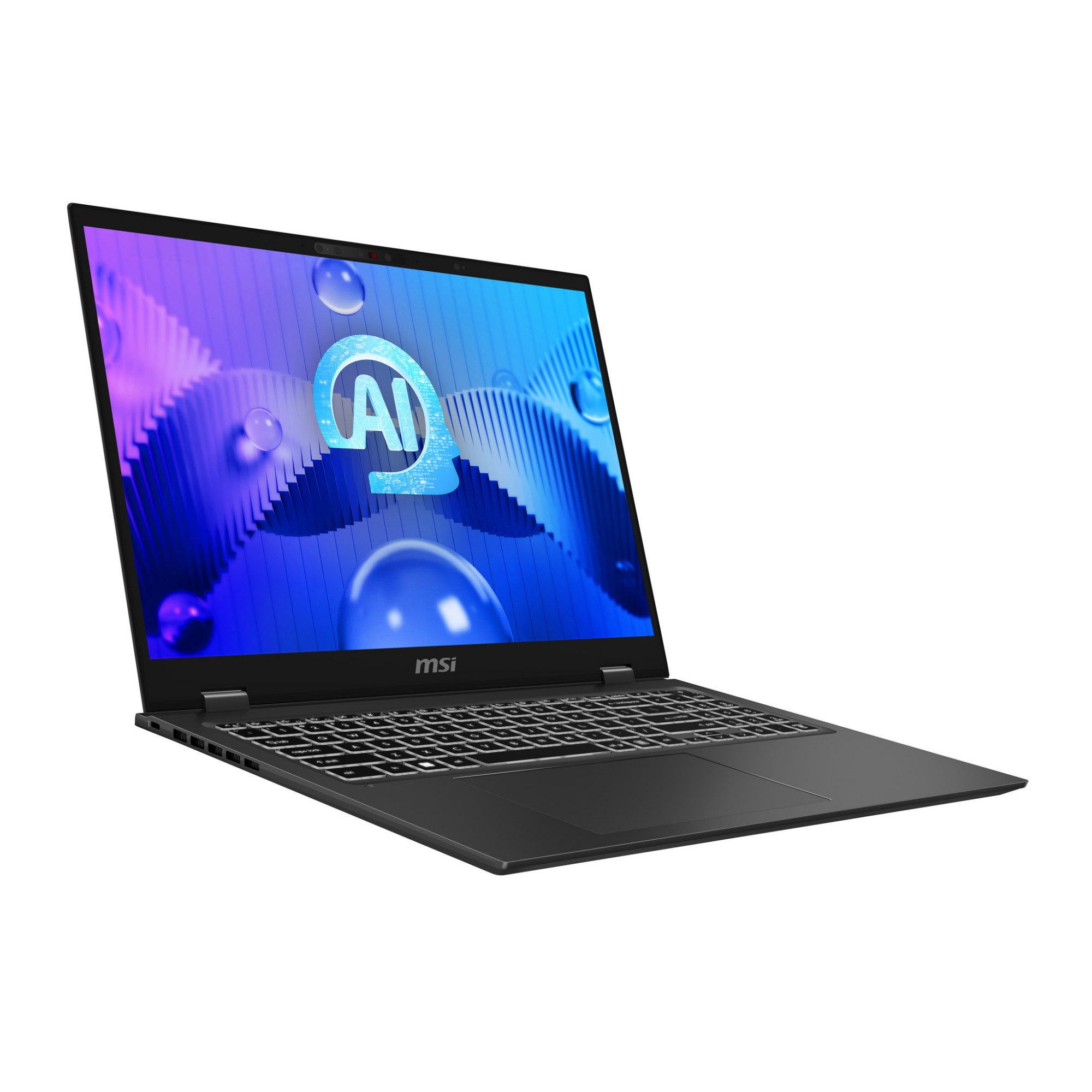 MSI Prestige 16 AI Studio B1VEG-035UK Laptop 40.6 cm (16") Quad HD+ Intel Core Ultra 7 155H 32 GB LPDDR5-SDRAM 1 TB SSD NVIDIA GeForce RTX 4050 Wi-Fi 7 (802.11be) Windows 11 Home Grey