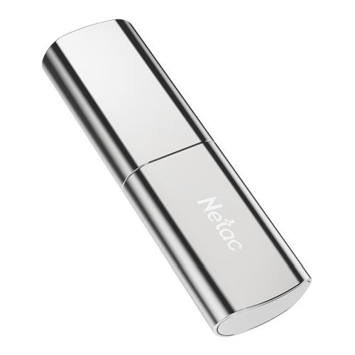Image of NETAC 128GB USB 3.2 Gen2 Memory Pen US2 Zinc Alloy Casing Cap R/W...