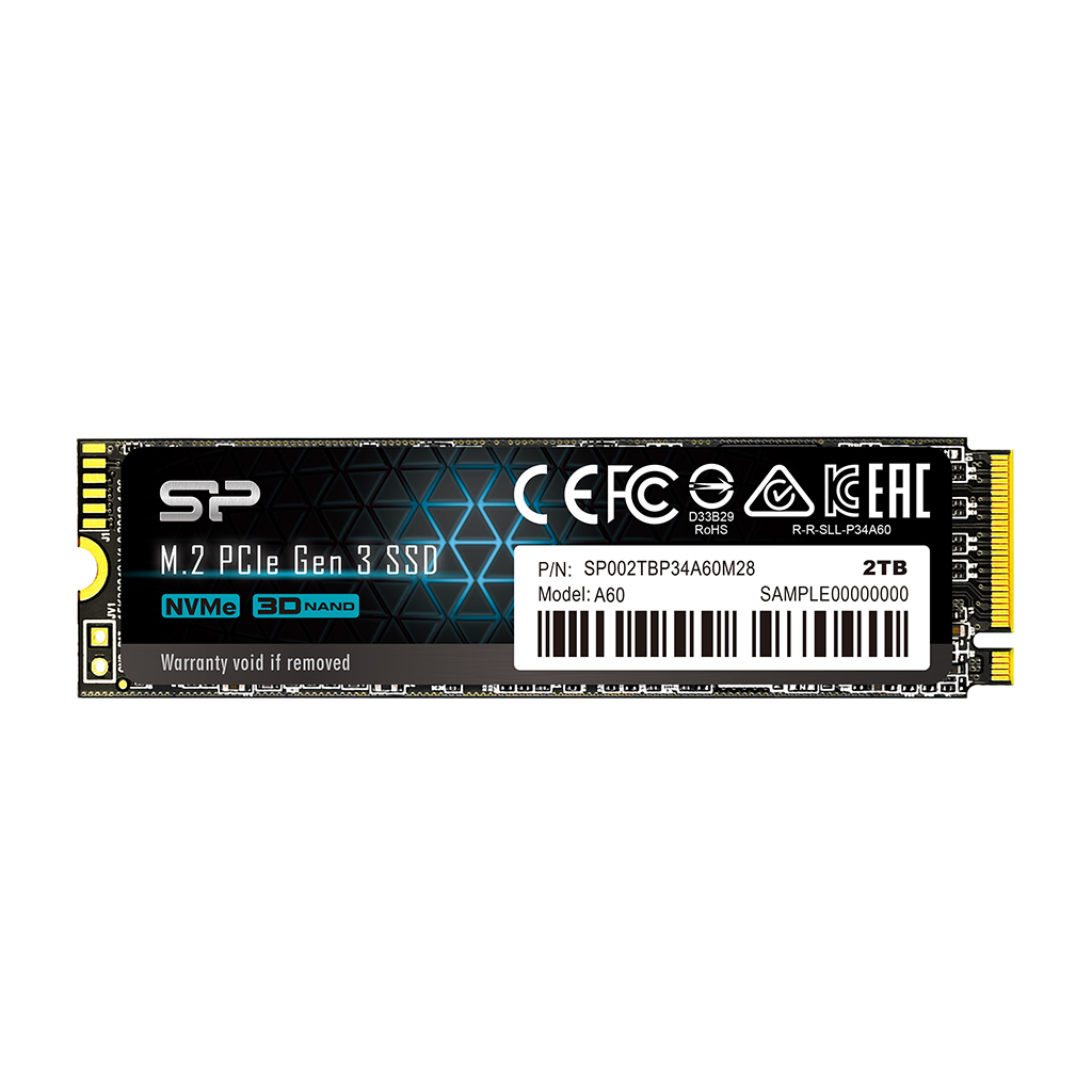 Image of Silicon Power P34A60 M.2 2000 GB PCI Express 3.0 3D NAND NVMe