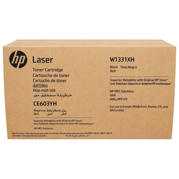 HP W1331XH/331X Toner-kit Contract. 15K pages ISO/IEC 19752 for HP Las