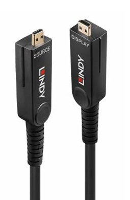 Lindy 38545 HDMI cable 40 m HDMI Type D (Micro) Black
