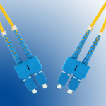 Microconnect FIB221004 fibre optic cable 4 m SC Yellow