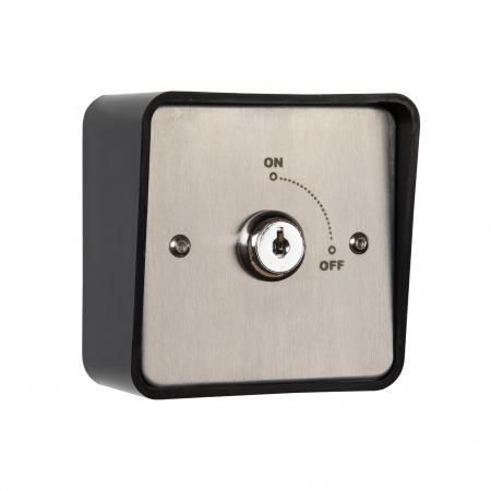 Surface Stainless Steel  On/Off Latching Key Switch thumbnail