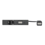 Extron One USB A Female to Female on 10" Pigtail, One RJ-45 Female to Female Barrel - Data