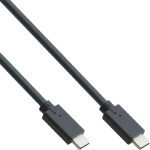 InLine 35702A 2m USB-C M/M BLACK USB3.2 GEN.2 CABLE INLINE