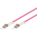 Microconnect FIB4404005P fibre optic cable 0.5 m LC OM4 Pink