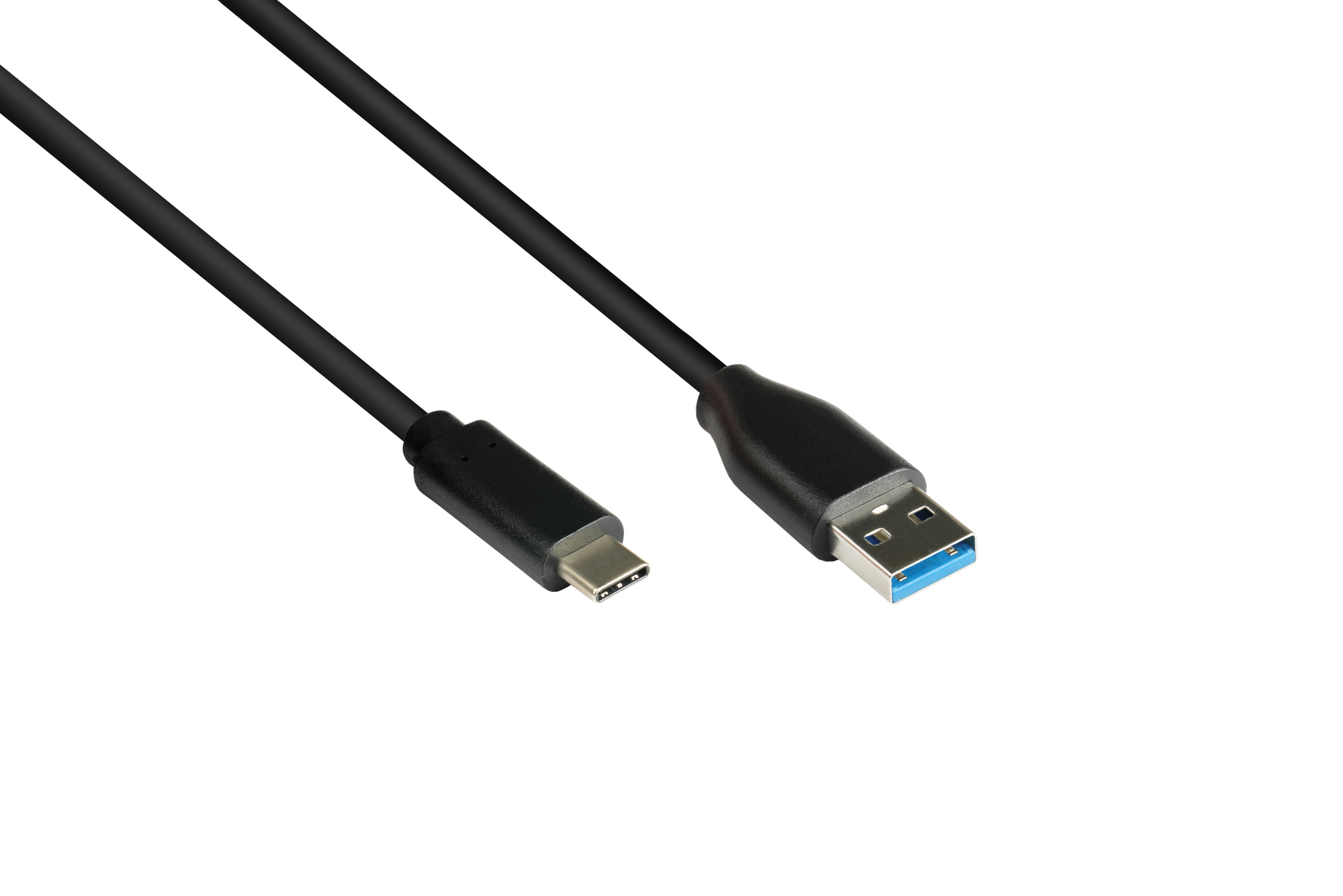 Alcasa 2831-AC005S USB cable USB 3.2 Gen 2 (3.1 Gen 2) 0.5 m USB A USB C Black
