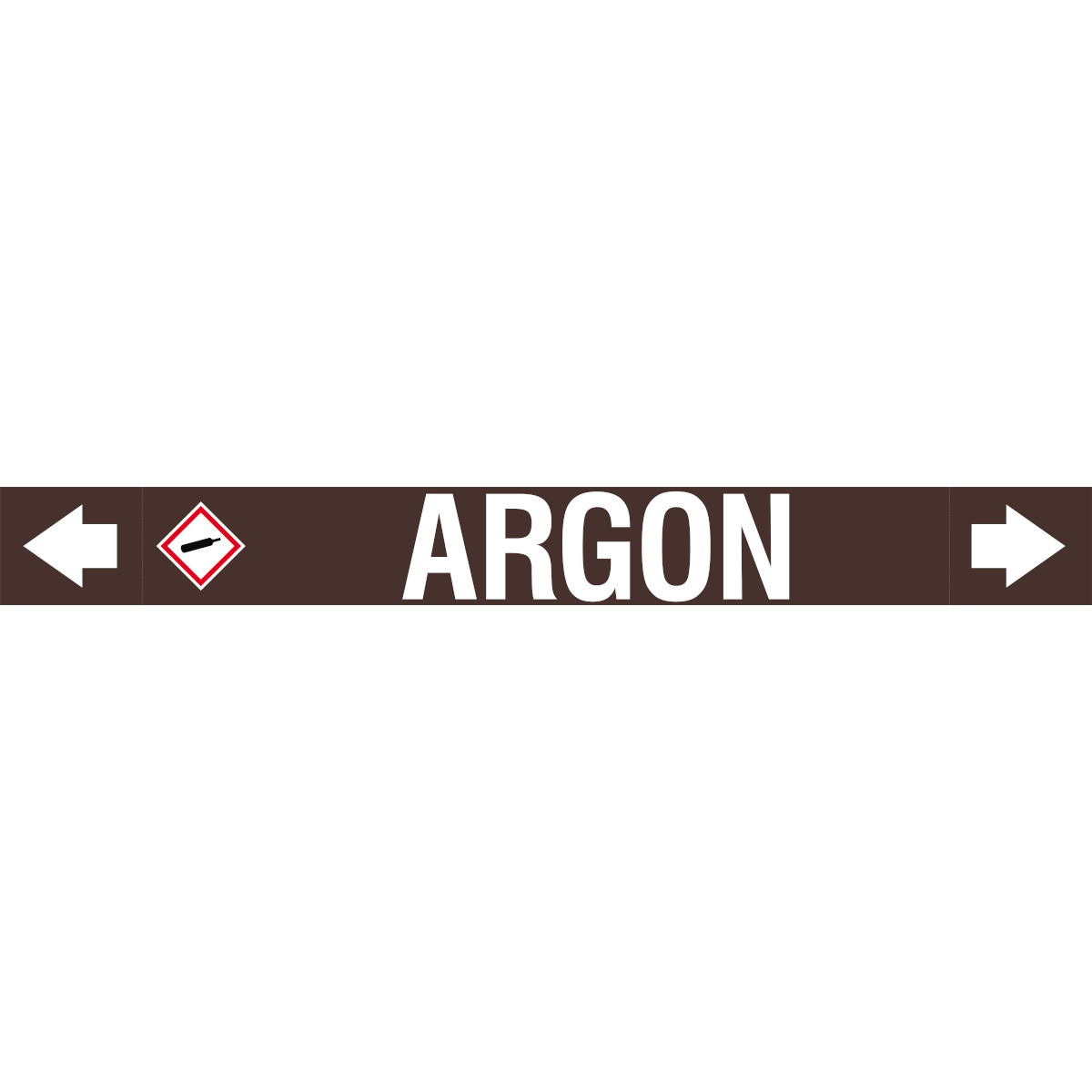 Brady ASMEPM-100X920MM-ARGON self-adhesive label Rectangle Permanent Multicolour 1 pc(s)