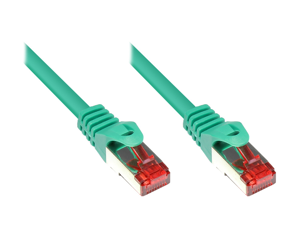 Alcasa 50m Cat6 networking cable Green S/FTP (S-STP)