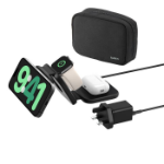 Belkin WIZ024MYBK mobile device charger Headset, Smartphone, Watch Black USB Wireless charging Fast charging Indoor