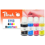 Peach PI200-890 ink cartridge 4 pc(s) Compatible Standard Yield Black, Cyan, Magenta, Yellow