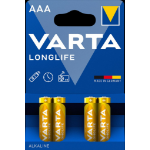 Varta EU Product - Longlife Alkaline AAA battery LR3  4-pack