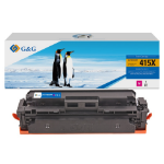 G&G Image 19709 Toner cartridge magenta with chip, 6K pages (replaces HP 415X/W2033X) for HP E 45028/M 454