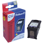 Pelikan 4105738/C52 Printhead cartridge color, 3x349 pages 6ml Pack=3 (replaces Canon CL-513) for Canon Pixma MP 240