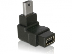 Image of DeLOCK Adapter USB-B mini USB-B mini 5-pin Black