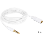 DeLOCK 3.5mm 2m audio cable White