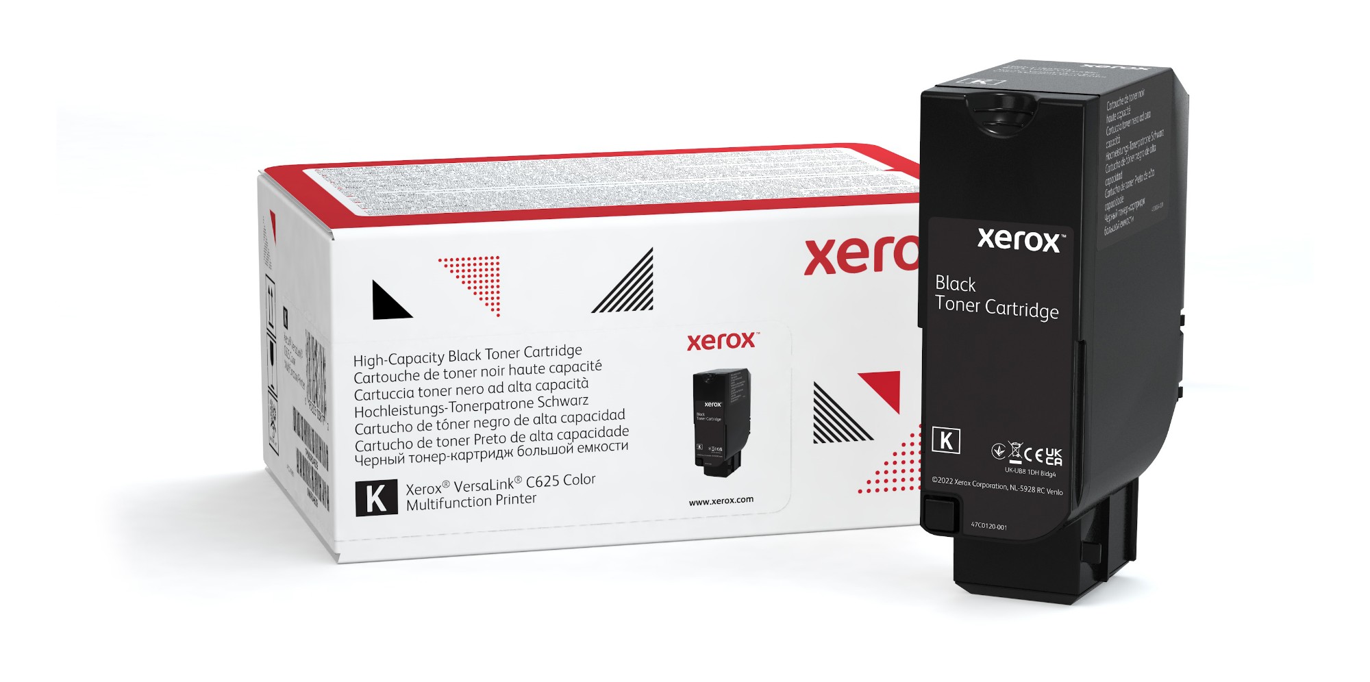 006R04636 XEROX - High capacity - black - original - box - toner cartridge - for VersaLink C625, C625V_DN