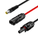 LogiLink Solar adapter cable, DC7909/M to 2x PVC/MF, CU, black/red, 1.8 m