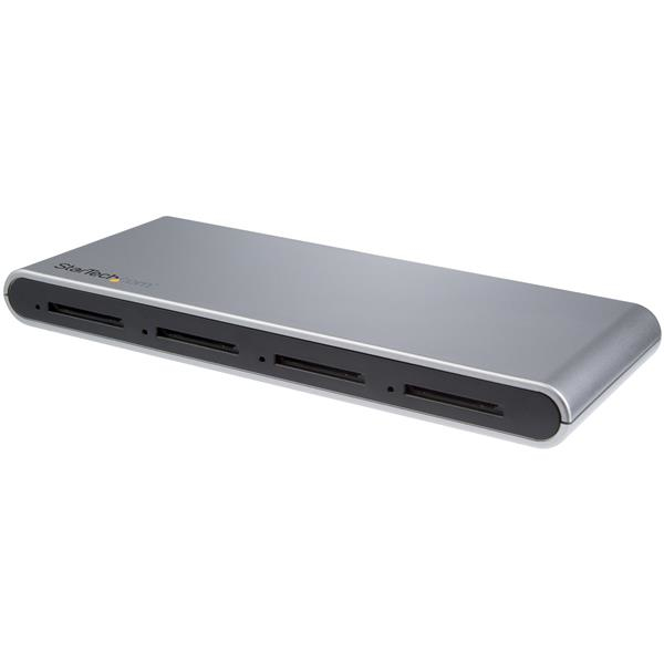 StarTech.com 4-Slot USB-C SD Card Reader - USB 3.1 (10Gbps) - SD 4.0, UHS-II