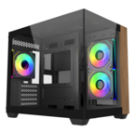 Cooler Master Elite 481 Wood Mini Tower Black