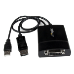 StarTech.com DP2DVID2 video cable adapter 14.6" (0.37 m) DisplayPort DVI-D Black