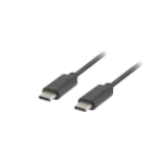 Lanberg CA-CMCM-10CU-0010-BK USB cable USB 2.0 1 m USB C Black